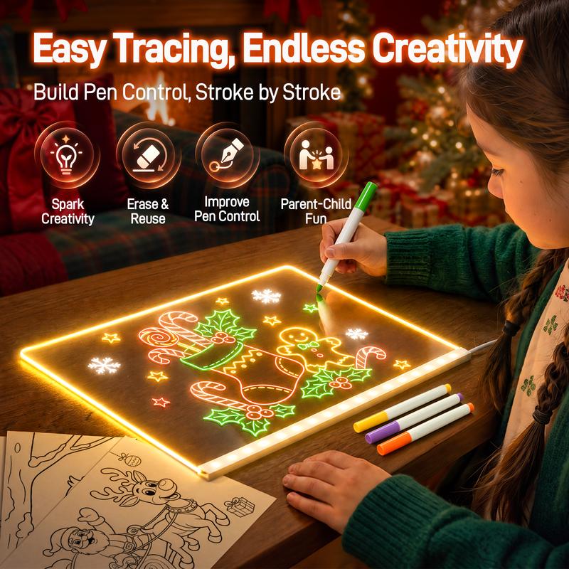 Serova LED Light-Up Drawing Board for Kids Toys