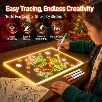 Serova LED Light-Up Drawing Board for Kids Toys